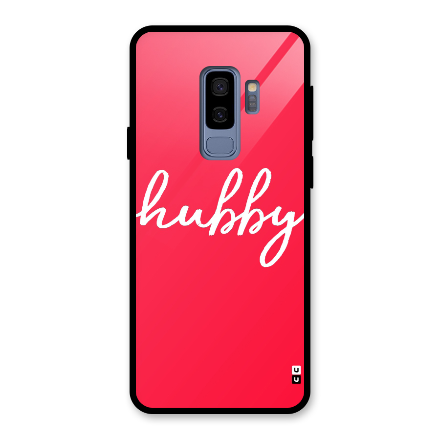 Hubby Glass Back Case for Galaxy S9 Plus