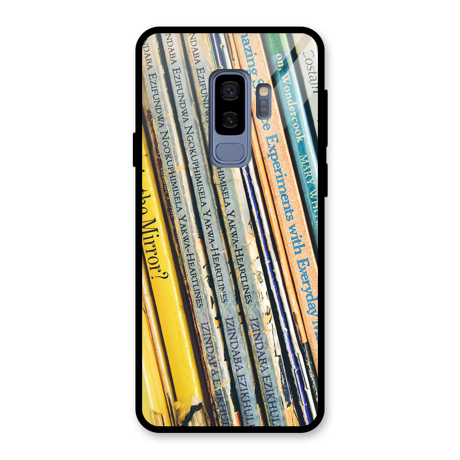 In Love with Books Glass Back Case for Galaxy S9 Plus