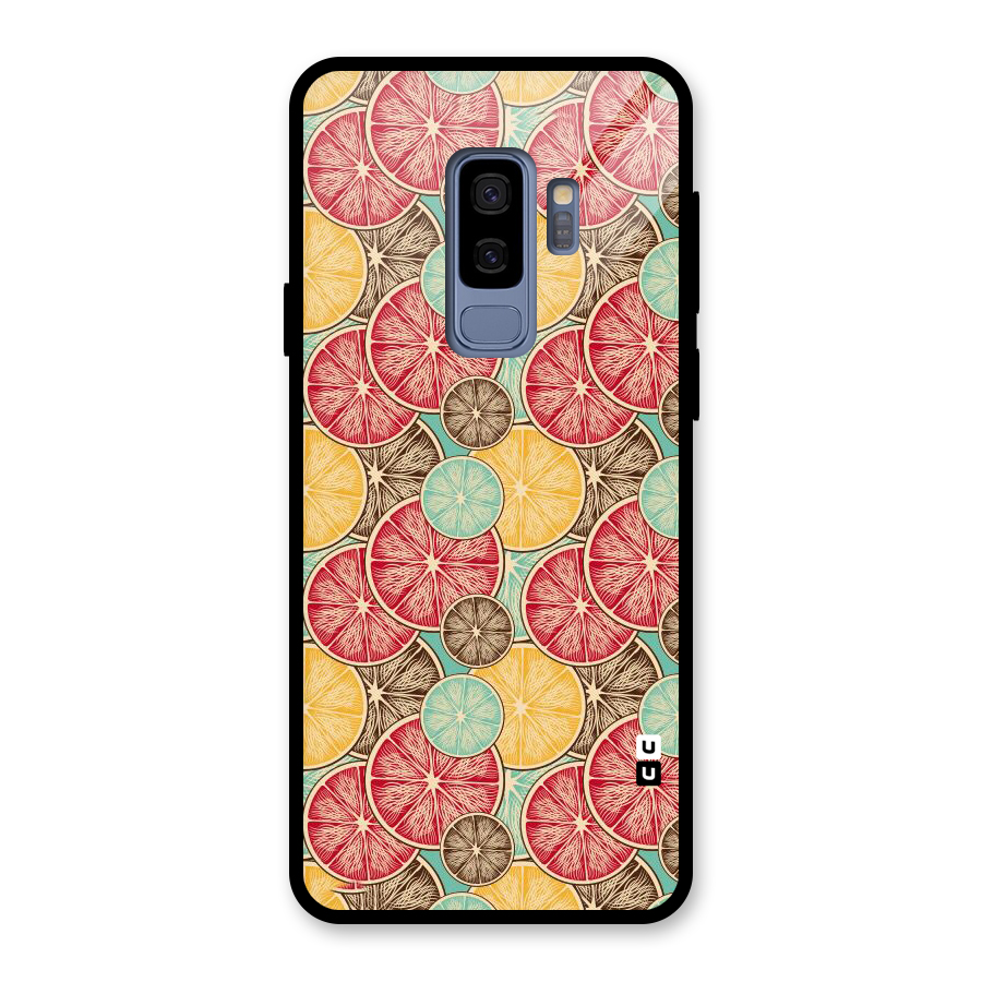 Juicy Pattern Glass Back Case for Galaxy S9 Plus