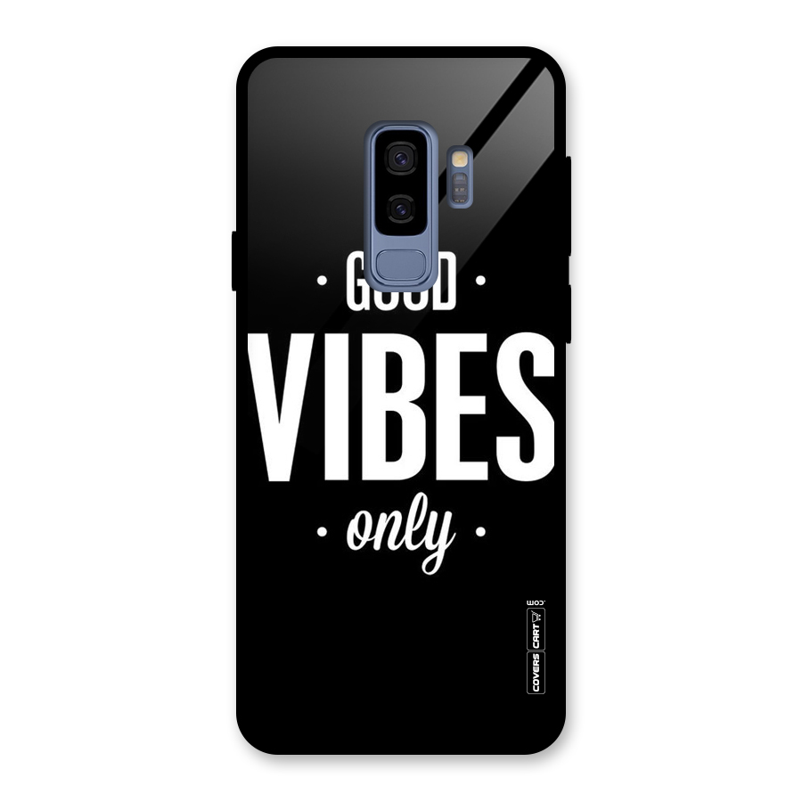 Just Vibes Glass Back Case for Galaxy S9 Plus