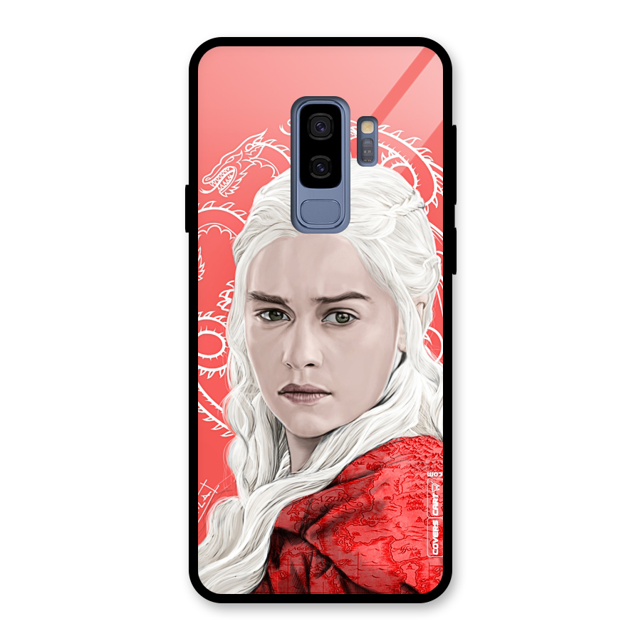 Khaleesi The Living Dragon Glass Back Case for Galaxy S9 Plus