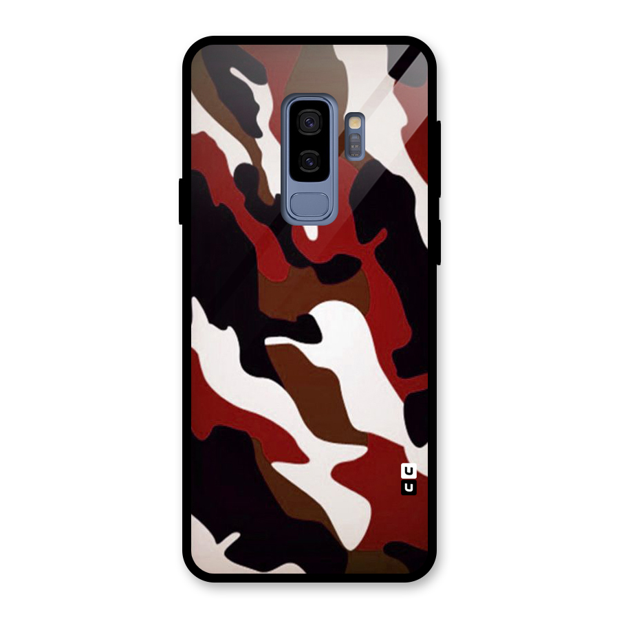 Leapord Pattern Glass Back Case for Galaxy S9 Plus