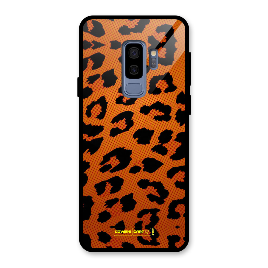 Leopard Glass Back Case for Galaxy S9 Plus