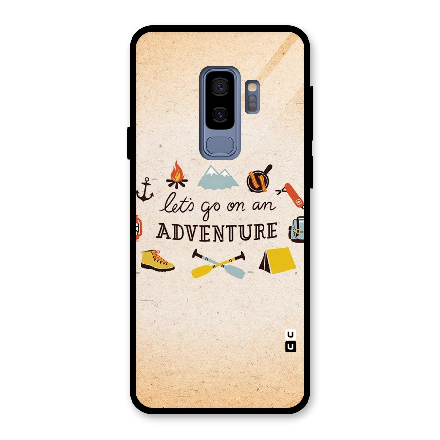 Lets Adventure Life Glass Back Case for Galaxy S9 Plus