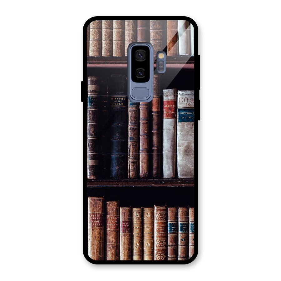 Library Love Glass Back Case for Galaxy S9 Plus