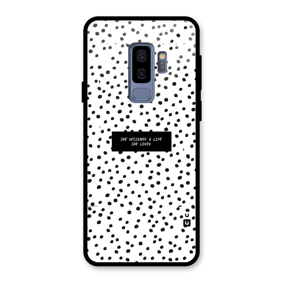 Life Loved Glass Back Case for Galaxy S9 Plus