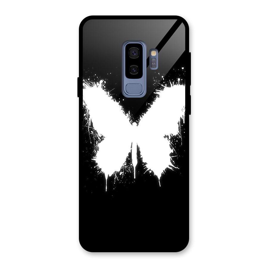 Magic Butterfly Glass Back Case for Galaxy S9 Plus