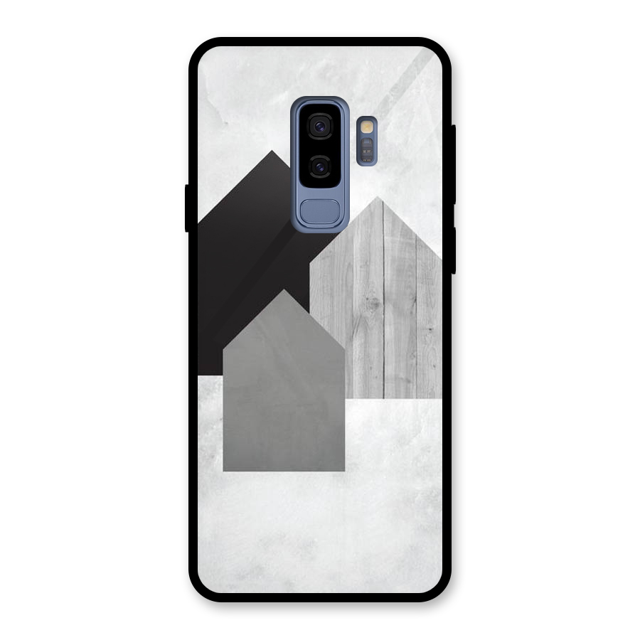Marble Poster Glass Back Case for Galaxy S9 Plus