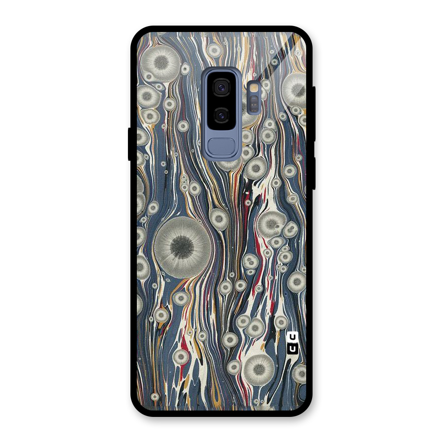 Mini Circles Glass Back Case for Galaxy S9 Plus