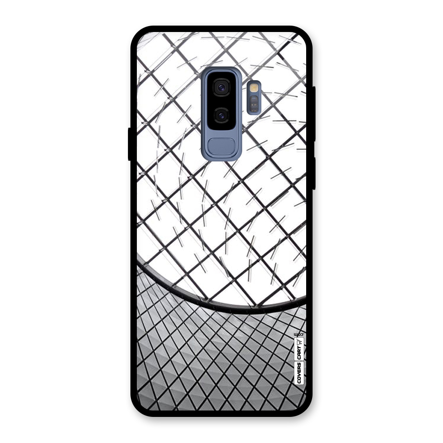 Modern Abstract Pattern Glass Back Case for Galaxy S9 Plus