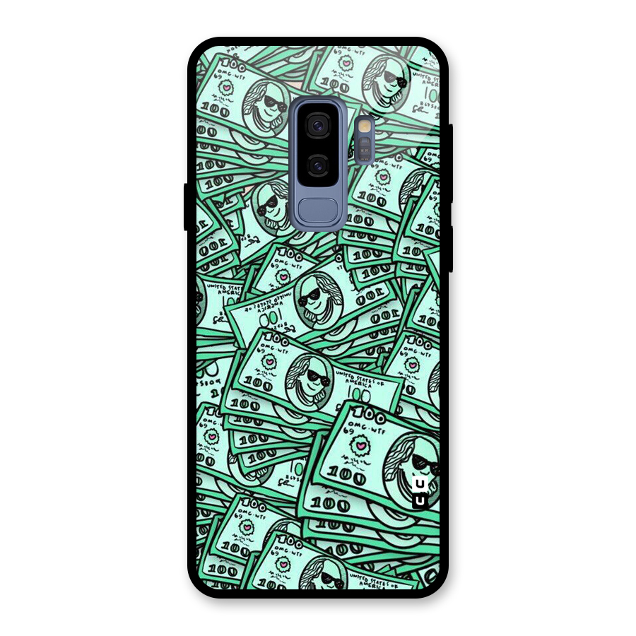 Money Swag Glass Back Case for Galaxy S9 Plus