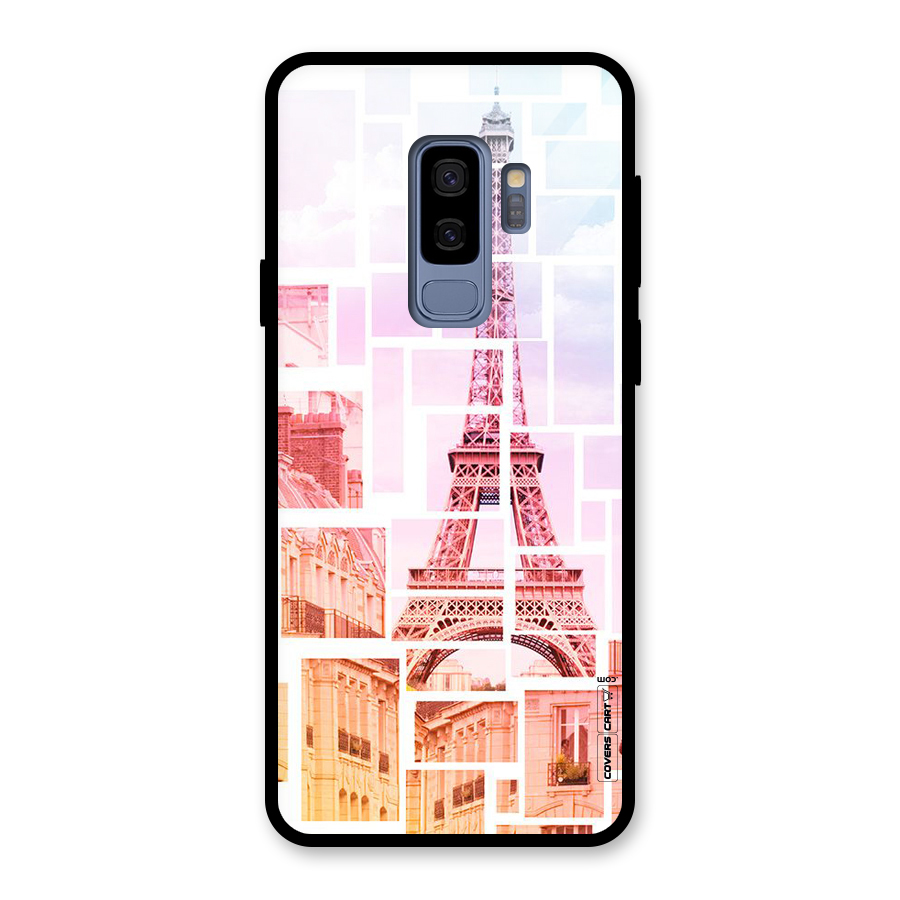 Mosiac City Glass Back Case for Galaxy S9 Plus