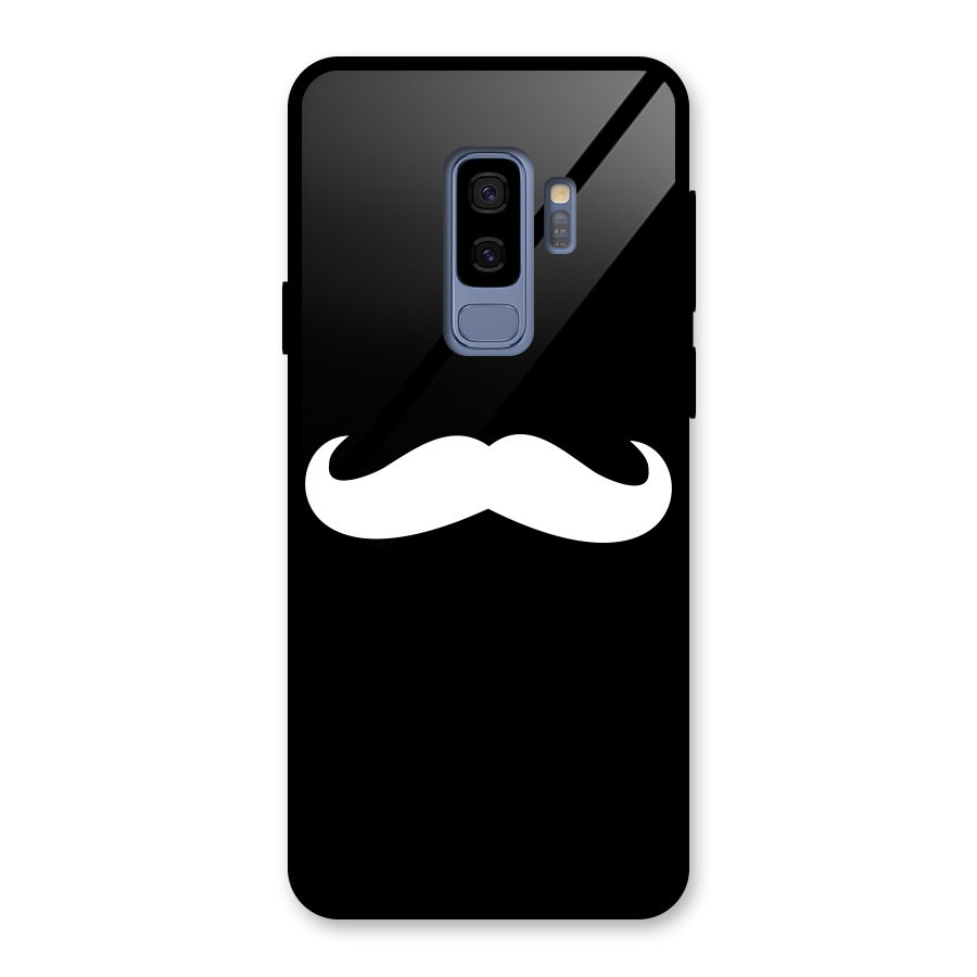 Moustache Love Glass Back Case for Galaxy S9 Plus