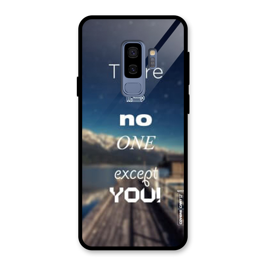No One But You Glass Back Case for Galaxy S9 Plus