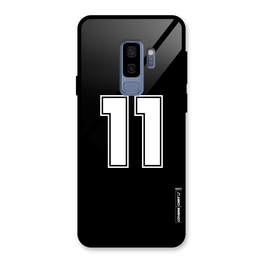 Number 11 Glass Back Case for Galaxy S9 Plus