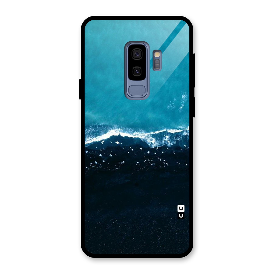 Ocean Blues Glass Back Case for Galaxy S9 Plus