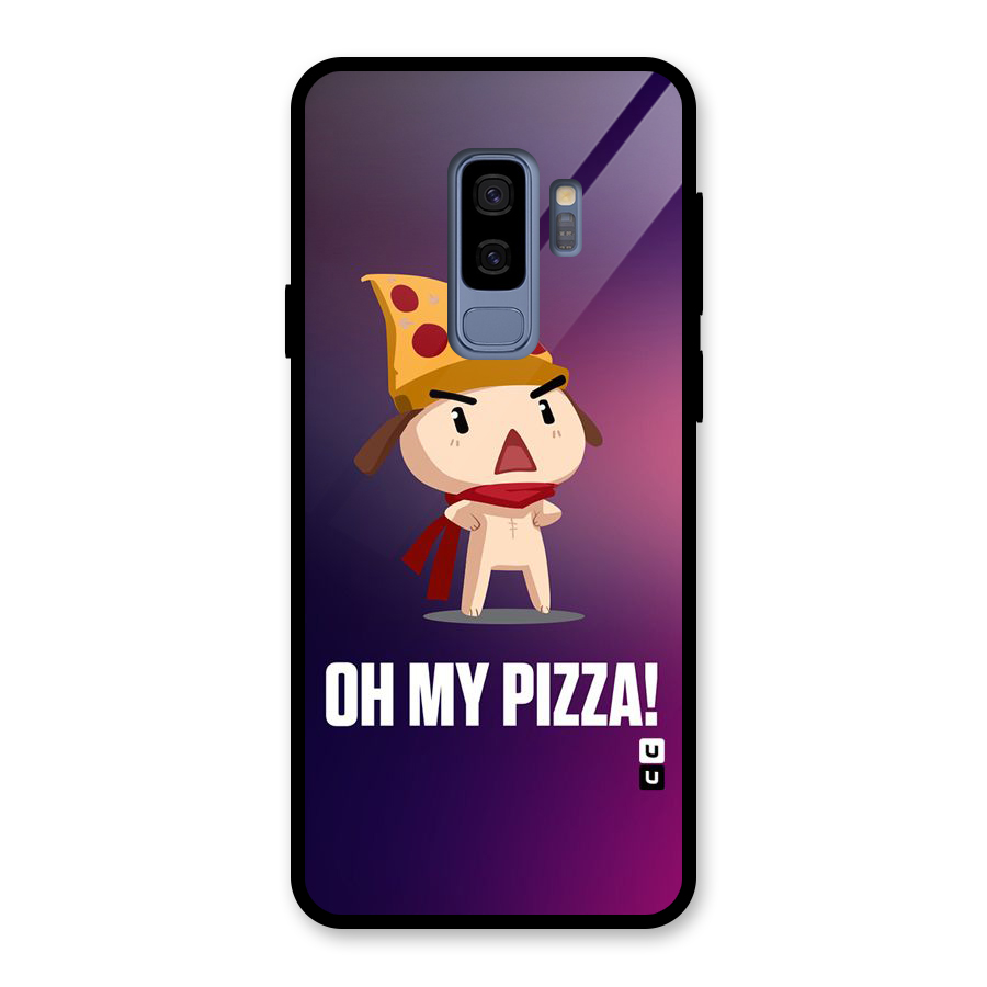Oh My Pizza Glass Back Case for Galaxy S9 Plus