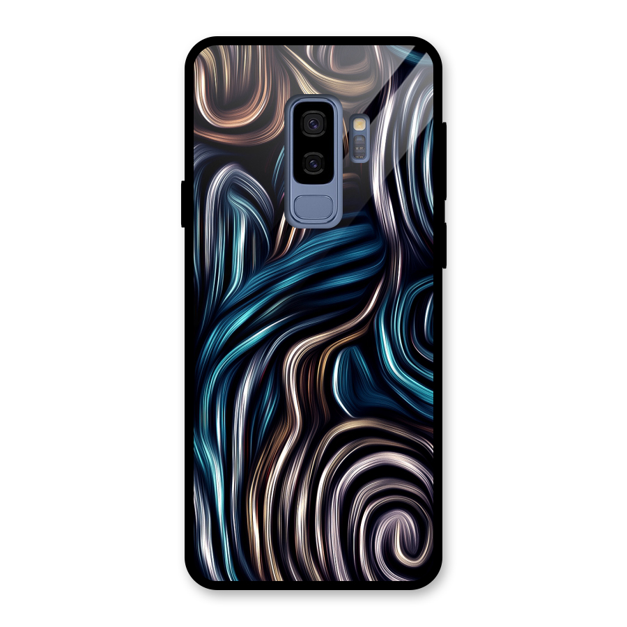 Oil Paint Artwork Glass Back Case for Galaxy S9 Plus