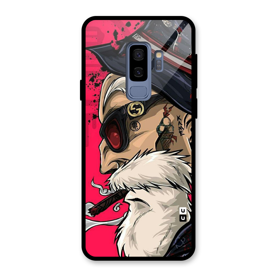 Old Man Swag Glass Back Case for Galaxy S9 Plus
