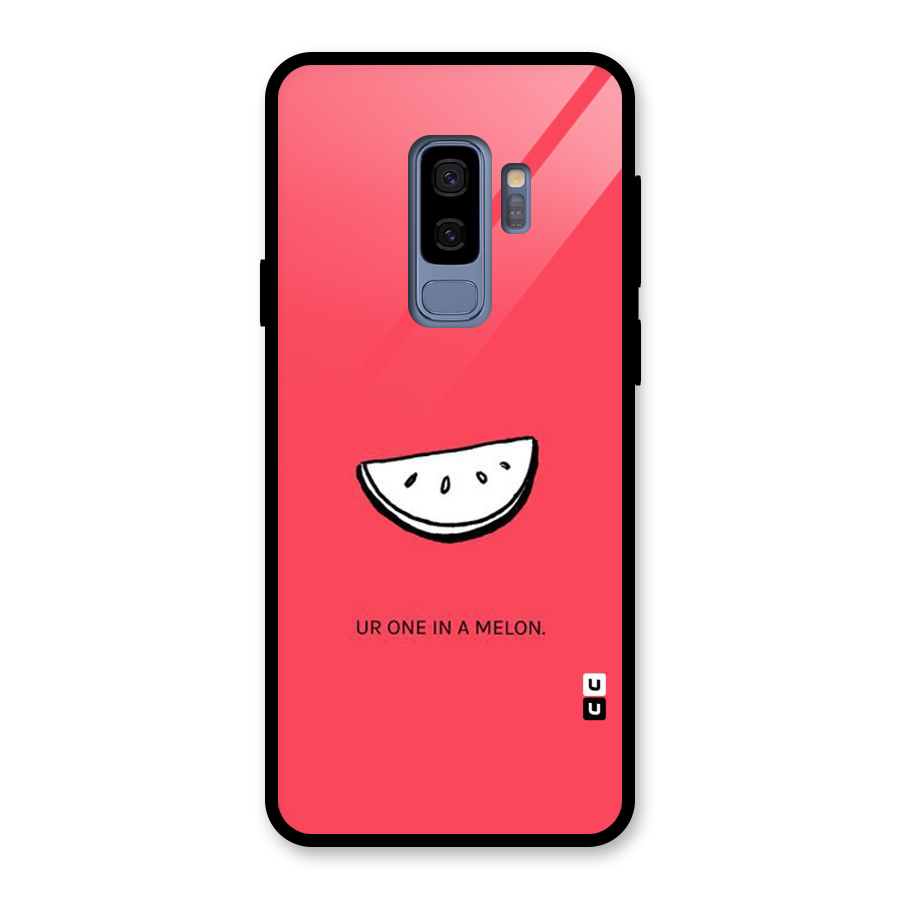 One In Melon Glass Back Case for Galaxy S9 Plus