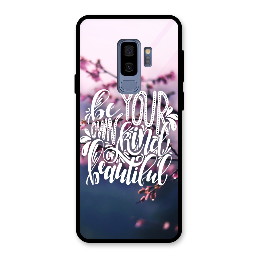 Own Kind of Beautiful Glass Back Case for Galaxy S9 Plus