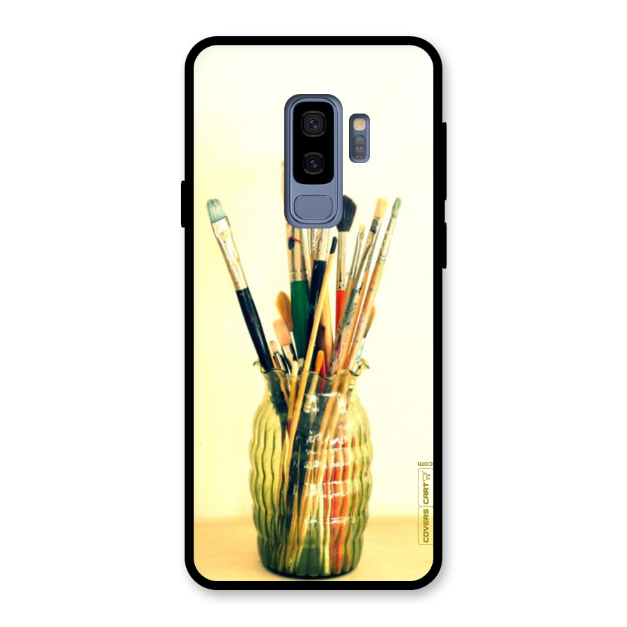 Paint Vass Glass Back Case for Galaxy S9 Plus