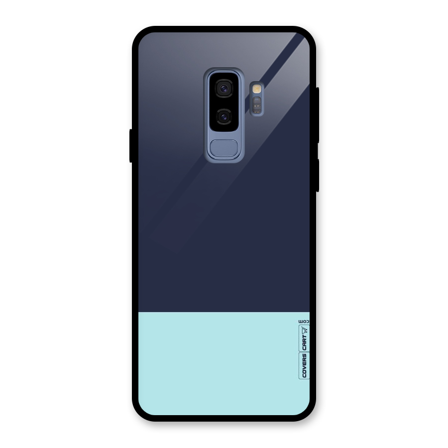 Pastel Blues Glass Back Case for Galaxy S9 Plus