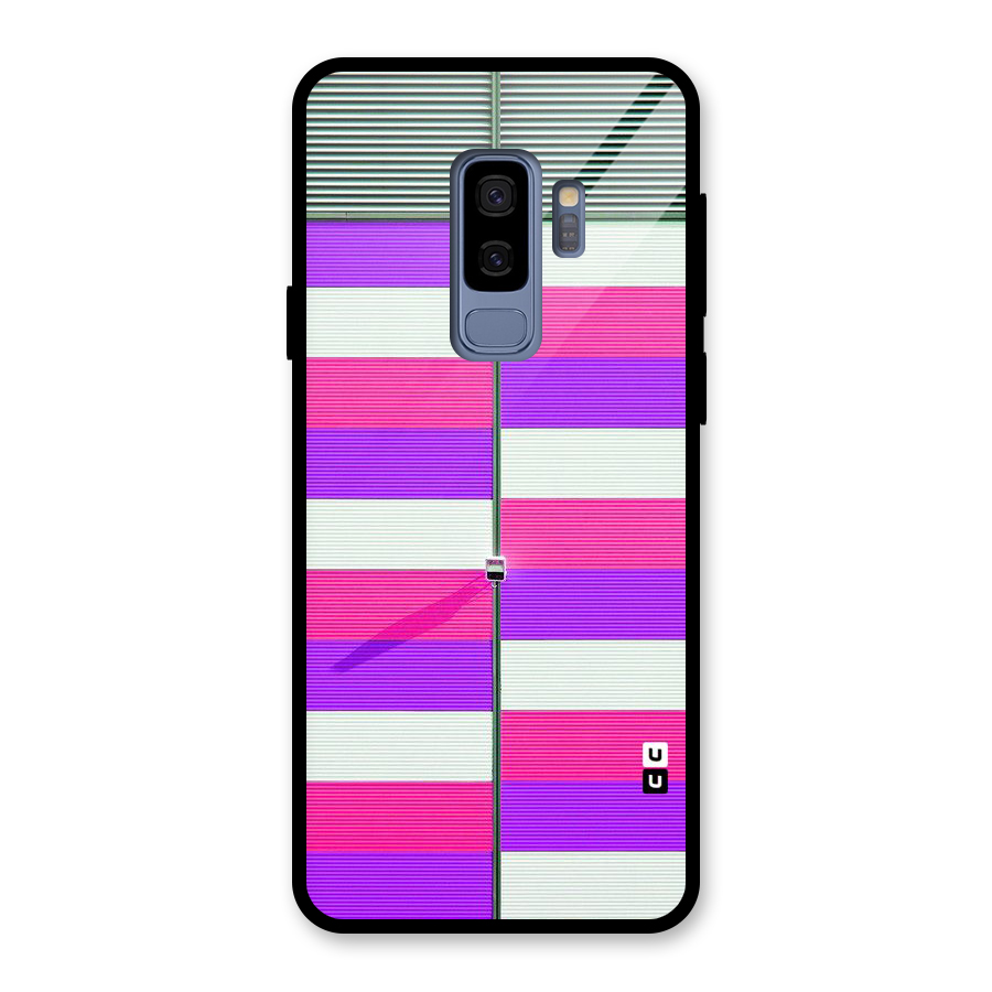Patterns City Glass Back Case for Galaxy S9 Plus