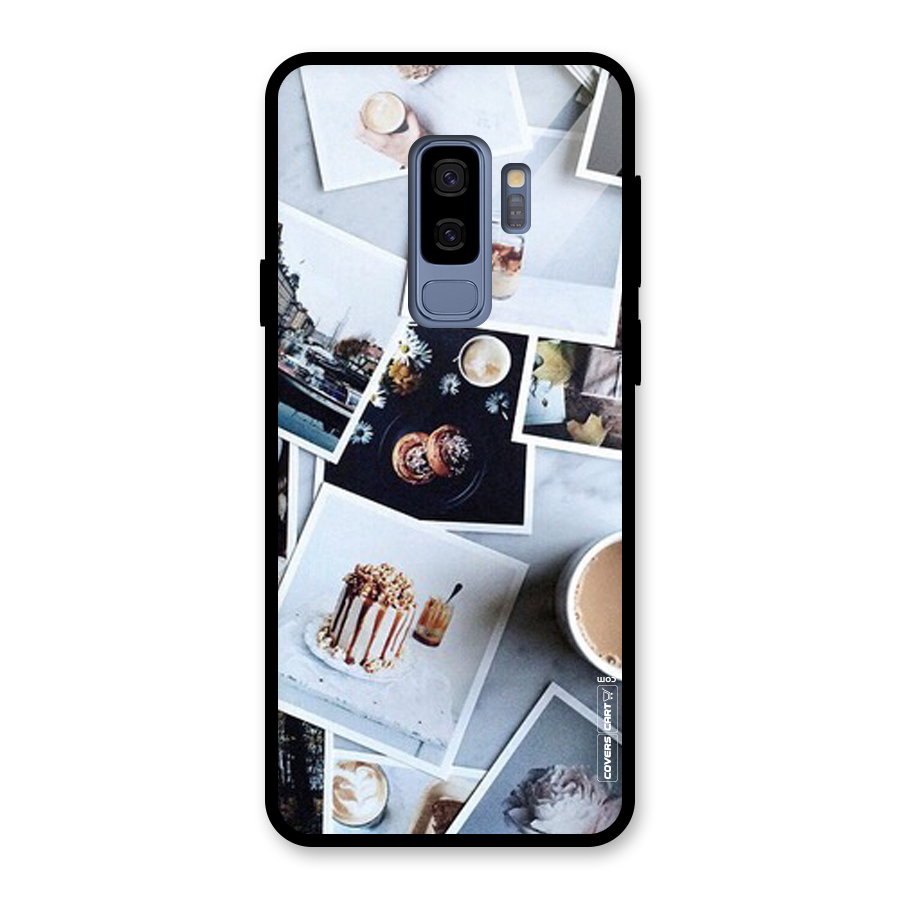 Pictures Coffee Glass Back Case for Galaxy S9 Plus