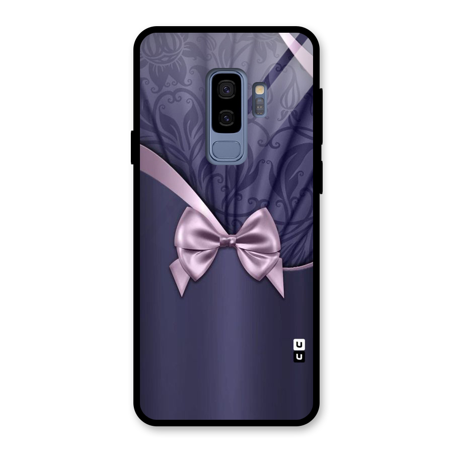 Pink Ribbon Glass Back Case for Galaxy S9 Plus