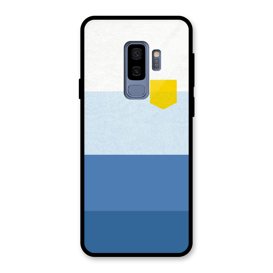 Pocket Stripes. Glass Back Case for Galaxy S9 Plus