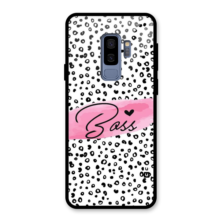 Polka Boss Glass Back Case for Galaxy S9 Plus
