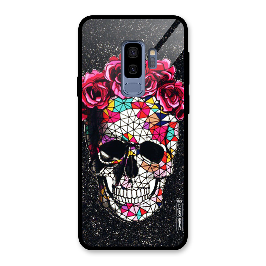 Pretty Dead Face Glass Back Case for Galaxy S9 Plus