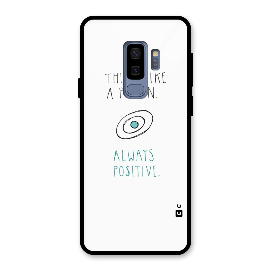 Proton Positive Glass Back Case for Galaxy S9 Plus