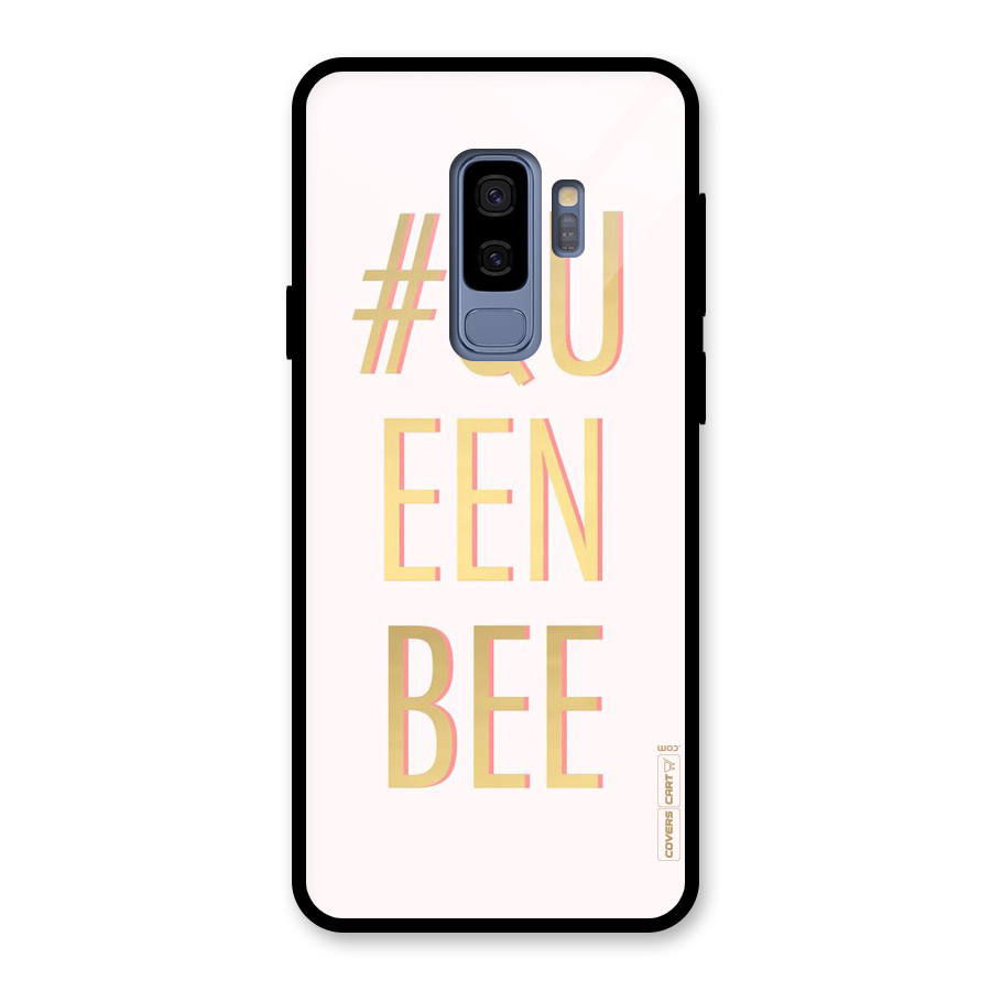 Queen Bee Glass Back Case for Galaxy S9 Plus