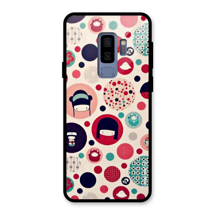 Quirky Glass Back Case for Galaxy S9 Plus