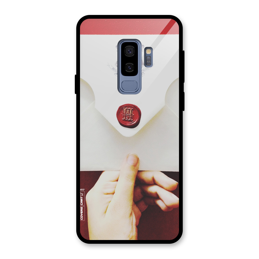 Red Envelope Glass Back Case for Galaxy S9 Plus