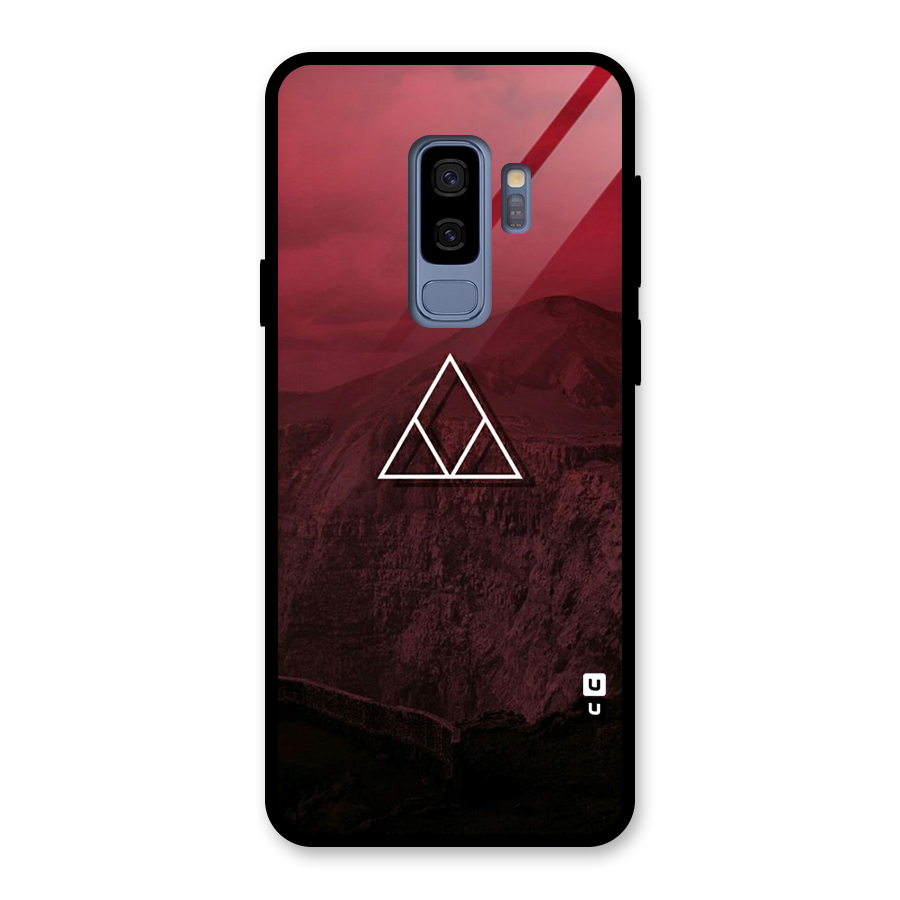 Red Hills Glass Back Case for Galaxy S9 Plus