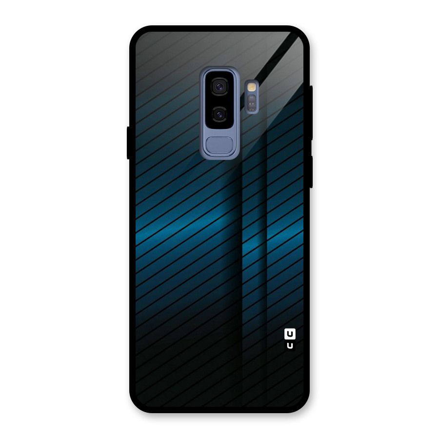 Royal Shade Blue Glass Back Case for Galaxy S9 Plus