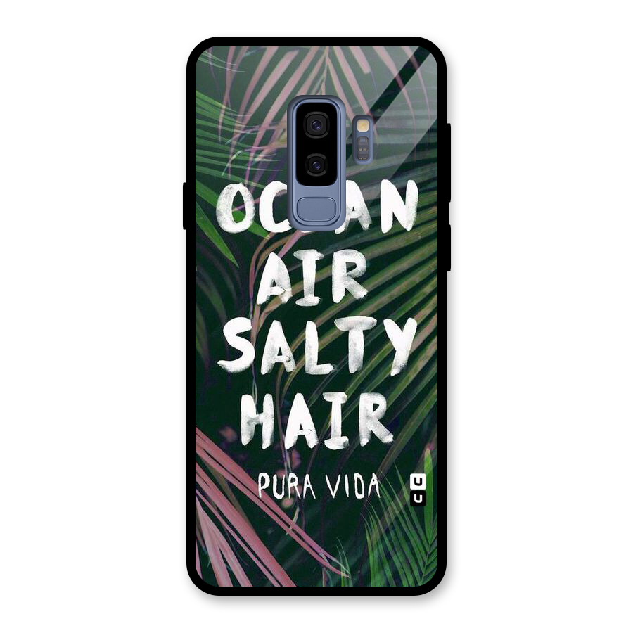 Salty Hair Glass Back Case for Galaxy S9 Plus