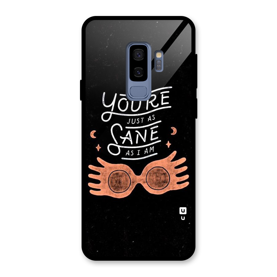 Sane As I Glass Back Case for Galaxy S9 Plus