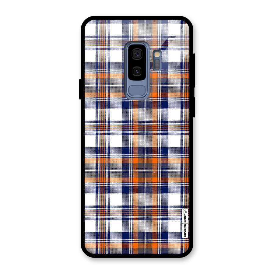 Shades Of Check Glass Back Case for Galaxy S9 Plus