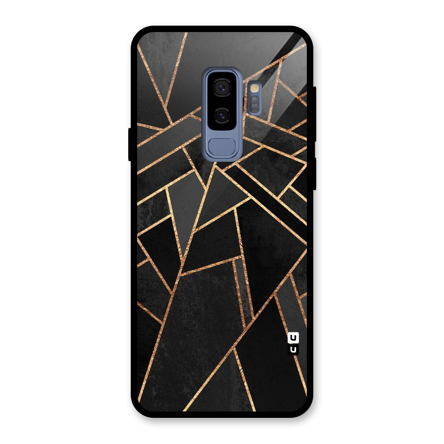 Sharp Tile Glass Back Case for Galaxy S9 Plus
