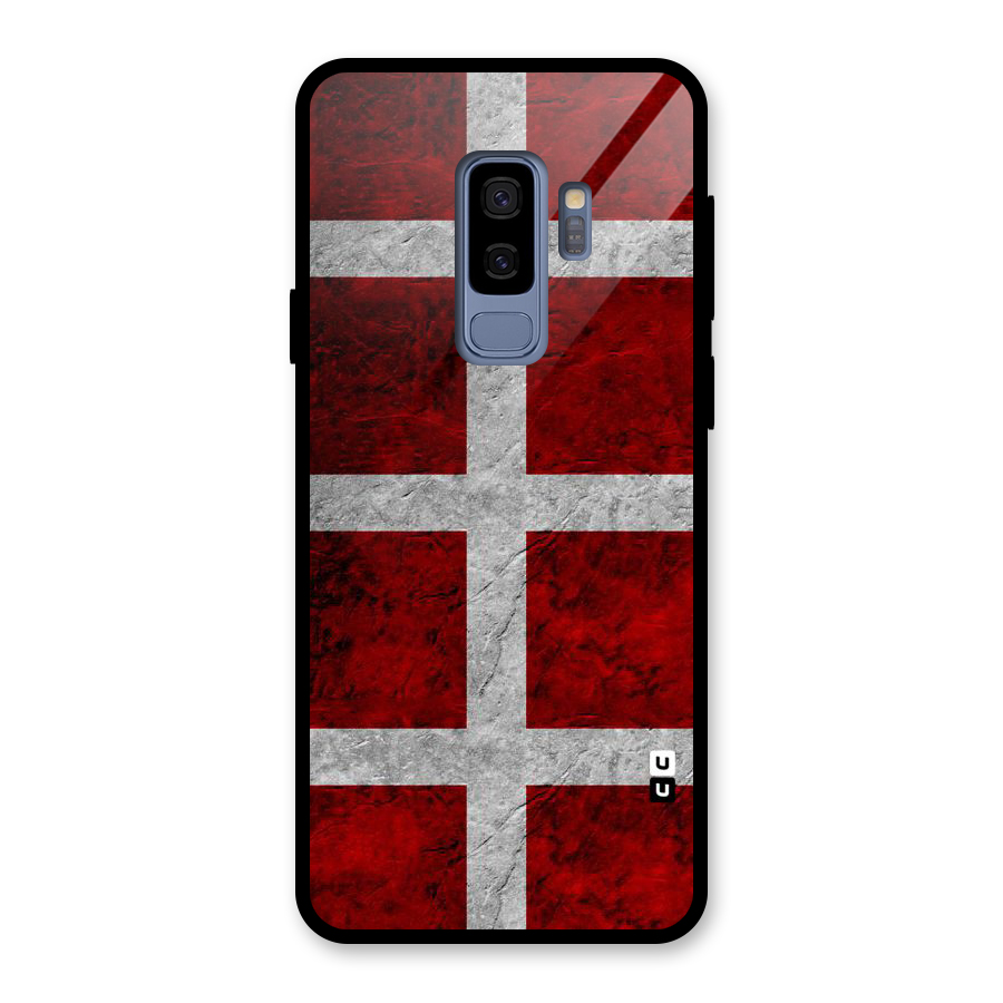 Silver Lines Glass Back Case for Galaxy S9 Plus