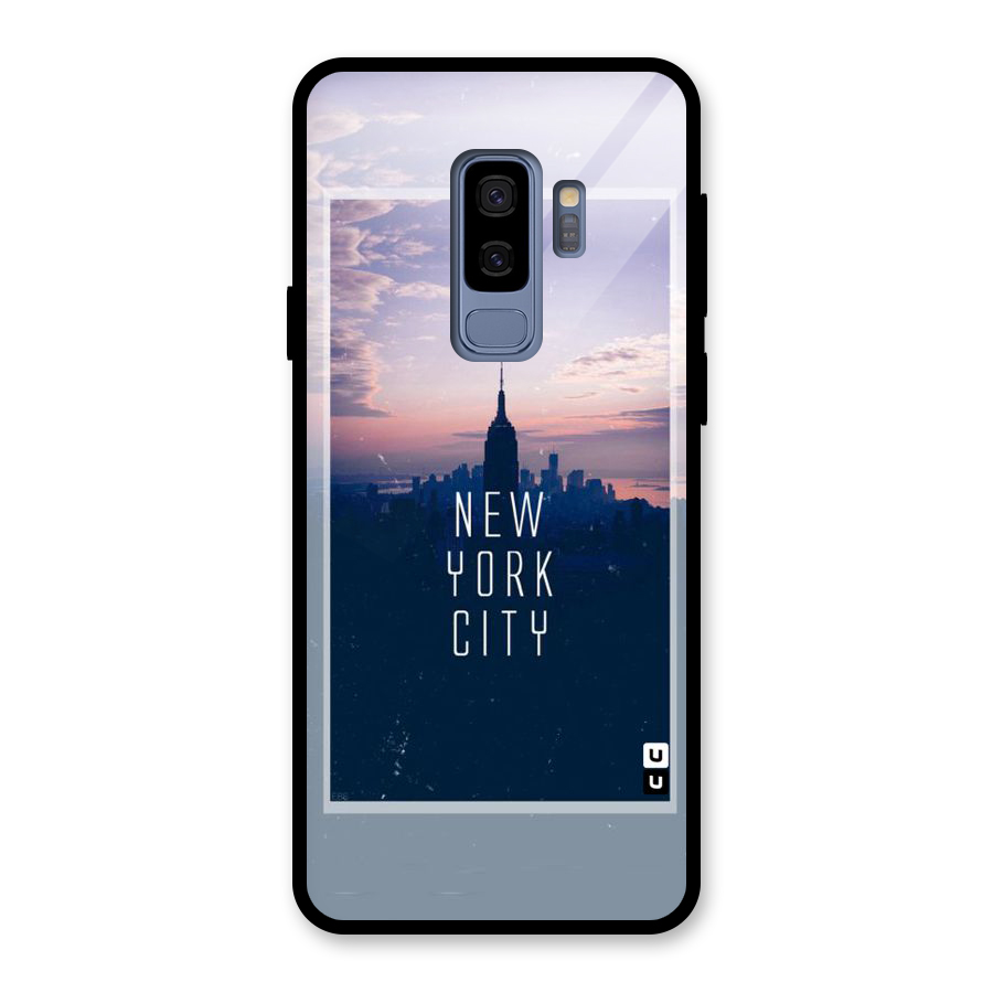 Sleepless City Glass Back Case for Galaxy S9 Plus