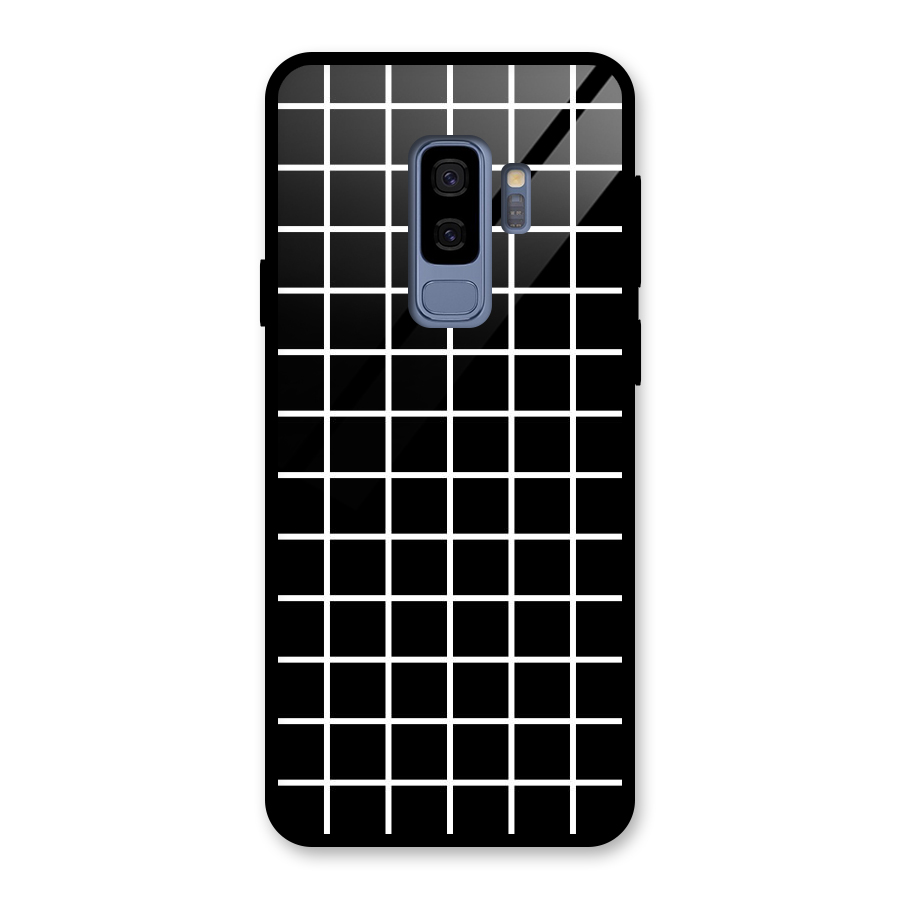 Square Puzzle Glass Back Case for Galaxy S9 Plus
