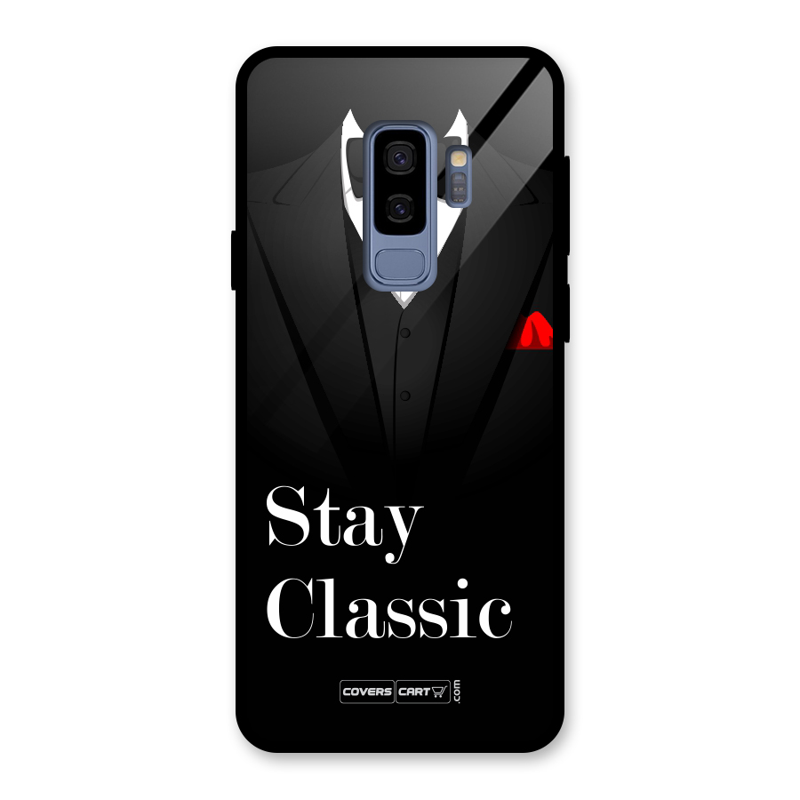 Stay Classic Glass Back Case for Galaxy S9 Plus