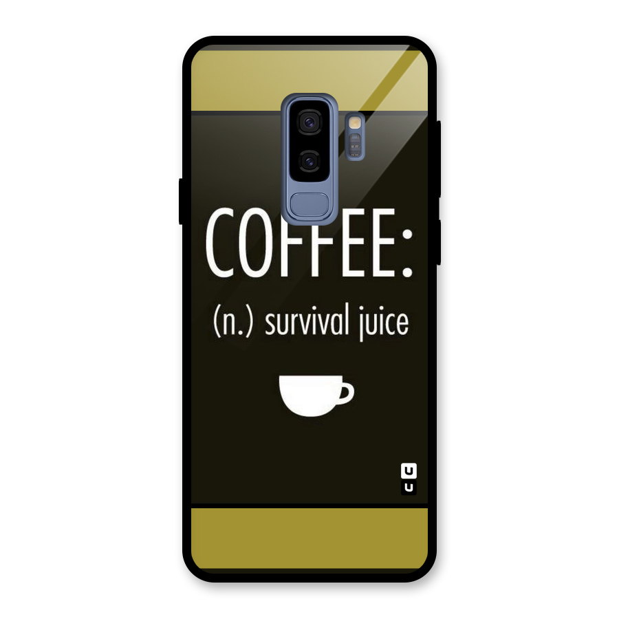 Survival Juice Glass Back Case for Galaxy S9 Plus