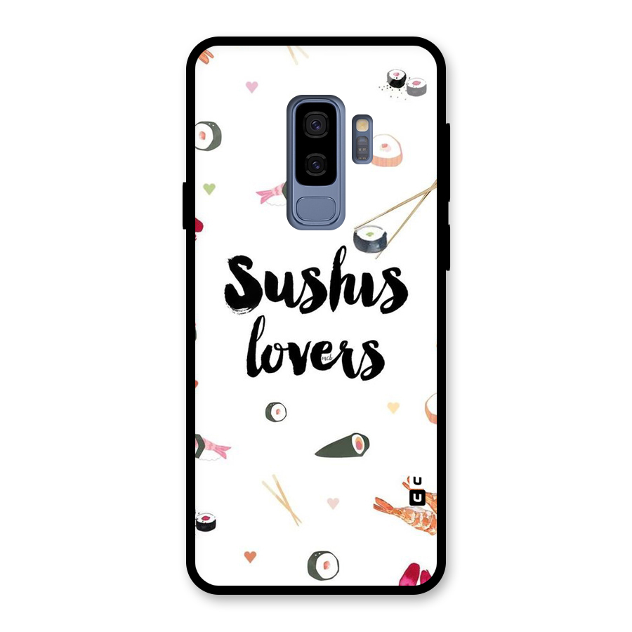 Sushi Lovers Glass Back Case for Galaxy S9 Plus