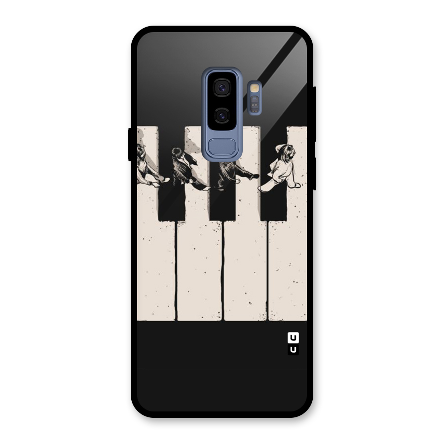 Talk A Walk Glass Back Case for Galaxy S9 Plus